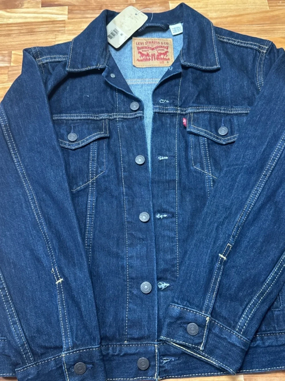 Levi’s Men Dark Blue Denim Jacket - small